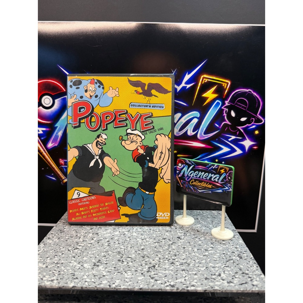 Popeye The Sailor Man Collector's Edition DVD 9 Classic Cartoons Delta 82 757